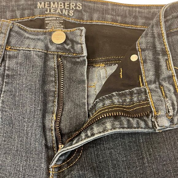 Members Jeans Bootcut Size 10 Women’s Stretch Dark Wash Denim Y2K Retro - Picture 8 of 10